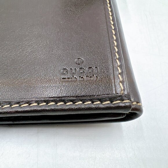 New in box Gucci  BRITT Camel Leather Long Wallet - Picture 6 of 6